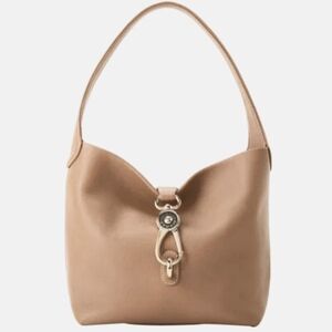 NWT! Elegant Dooney & Bourke Lock Sac Women's Bag In Camel Color